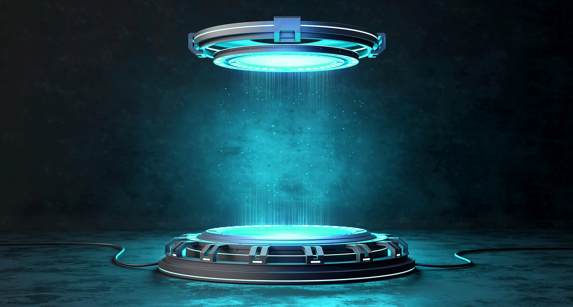 Animated tech background illustrating growth and insights